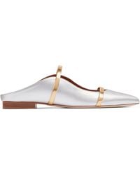 Malone Souliers - Metallic Leather Maureen Mules - Lyst