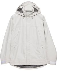 Prada - Technical Fabric Hooded Jacket - Lyst