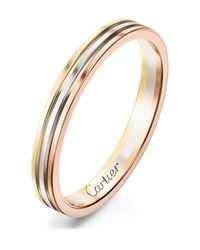 Cartier - Mixed Vendôme Louis Wedding Band - Lyst