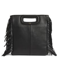 Maje - Leather M Top-Handle Bag - Lyst