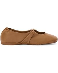 Loewe - Nappa Leather Pebble Soft Ballet Flats - Lyst
