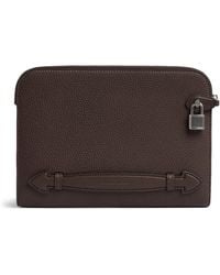 dunhill - Leather Bourdon Folio 27 Cross-Body Bag - Lyst