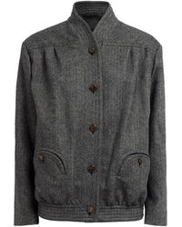 Blazé Milano - Virgin Wool-Blend Herringbone Coiba Jacket - Lyst