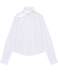 McQueen - Cotton Exploded Collar Shirt - Lyst