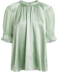 Ulla Johnson - Silk Alina Blouse - Lyst