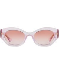 Gucci - Injected Oval Sunglasses - Lyst