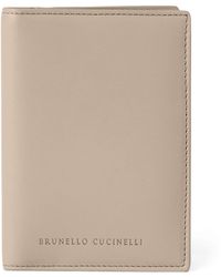 Brunello Cucinelli - Leather Logo Wallet - Lyst