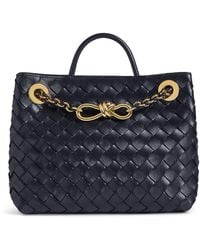 Bottega Veneta - Small Leather Andiamo Chain Shoulder Bag - Lyst