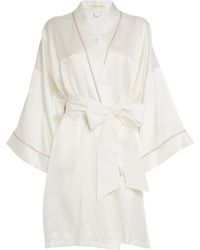 Olivia Von Halle - Silk Mimi Robe - Lyst