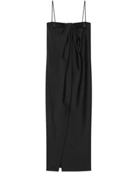 Givenchy - Wool-Mohair Sliced Maxi Dress - Lyst