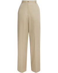 Claudie Pierlot - Cotton Straight Trousers - Lyst