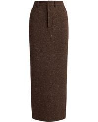 Ralph Lauren - Donegal Tweed Fontaine Maxi Skirt - Lyst