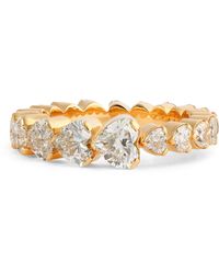 Sophie Bille Brahe - Yellow Gold And Diamond Ensemble Baronesse Eternity Ring - Lyst