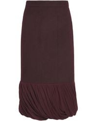 Source Unknown - Wool-Blend Dusika Midi Skirt - Lyst