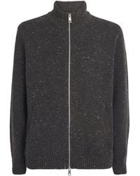 Samsøe & Samsøe - Wool-Blend Sanate Zip-Up Cardigan - Lyst