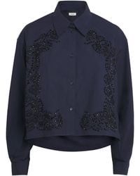 Sandro - Cotton Embroidered Shirt - Lyst