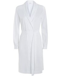 Hanro - Short Cotton Robe - Lyst