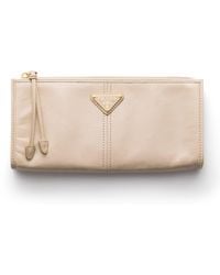 Prada - Calf Leather Logo Pouch - Lyst