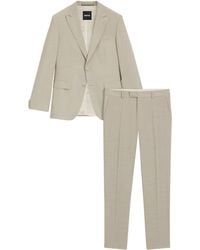 BOSS - Virgin Wool Slim 2-Piece Suit - Lyst