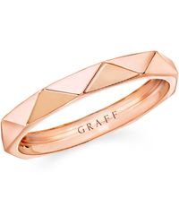 Graff - Rose Gold Laurence Signature Band (3.2mm) - Lyst