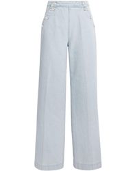 Claudie Pierlot - Sailor Wide-Leg Jeans - Lyst