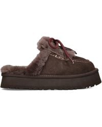 UGG - Suede Disquette Heritage Slippers - Lyst
