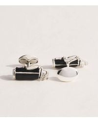 Deakin & Francis - Sterling And Enamel Golf Cufflinks - Lyst