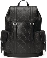 black gucci rucksack
