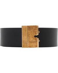 Burberry - Leather Reversible B Cut Belt - Lyst