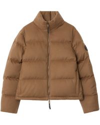 Burberry - Cashmere Puffer Jacket - Lyst