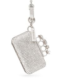 McQueen - Embellished Knuckle Clutch Charm - Lyst