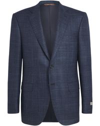 Canali - Wool-Cashmere-Silk Blazer - Lyst