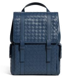 Bottega Veneta - Leather Intrecciato Back-To-School Backpack - Lyst