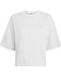 Sandro - Cotton Logo T-Shirt - Lyst