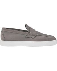 Christian Louboutin - The Harold I Suede Loafers - Lyst