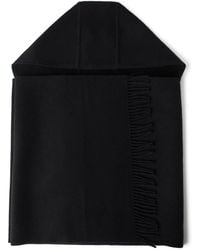 Brunello Cucinelli - Wool-Cashmere Hood-Detail Scarf - Lyst