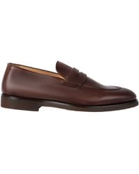 Brunello Cucinelli - Calfskin Penny Slot Loafers - Lyst