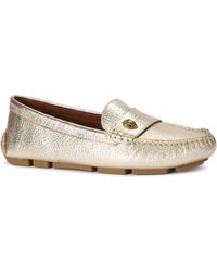Kurt Geiger - Leather Eagle Driver Loafers - Lyst
