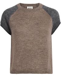 ME+EM - Merino Wool-Cashmere-Silk Sweater Top - Lyst