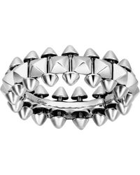 Cartier - Medium Rhodium-Finished Clash De Ring - Lyst