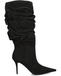 AMINA MUADDI - Suede Anok Boots 90 - Lyst