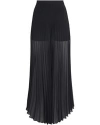 Sandro - Organza Pleated Trousers - Lyst