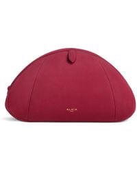 Alaïa - Small Suede Purse Clutch Bag - Lyst