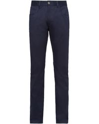 Prada - Stretch-Drill Tapered Jeans - Lyst