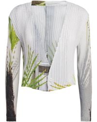 Issey Miyake - Urban Jungle Pleats Cardigan - Lyst