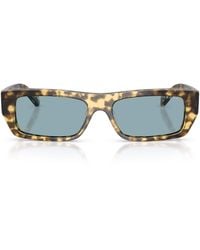 Vogue - Tortoiseshell Rectangular Sunglasses - Lyst