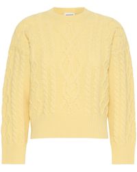 Weekend by Maxmara - Wool Cable Knit Sweater - Lyst