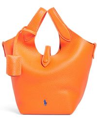 Polo Ralph Lauren - Small Leather Polo Play Cross-Body Bag - Lyst