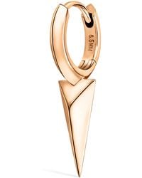 Maria Tash - Faceted Single Long Spike Hoop Earring - Lyst