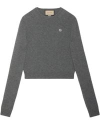 Gucci - Wool-cashmere Interlocking G Sweater - Lyst